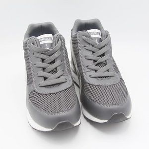 AONEGOLD Women's Platform Sneakers Wedges High Top Lace Up Shoes- Size 11 US